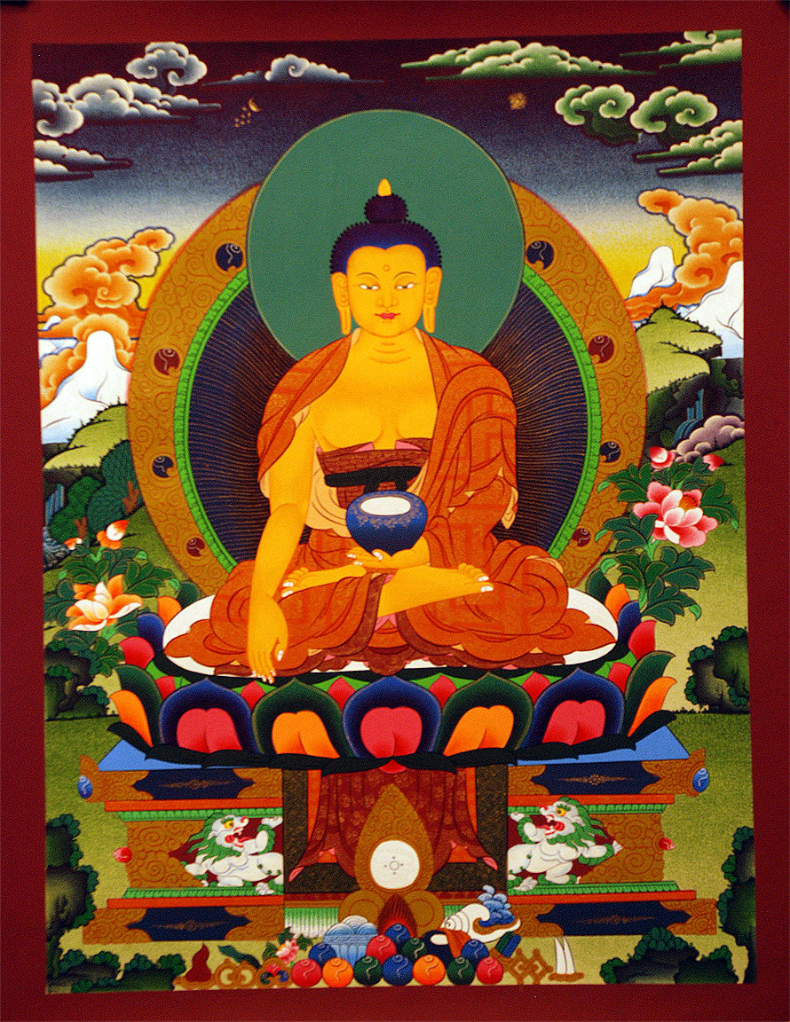 Shakyamuni Buddha Thangka (Master Pure Gold) Handicrafts In Nepal