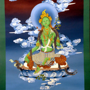 Green Tara Thangka